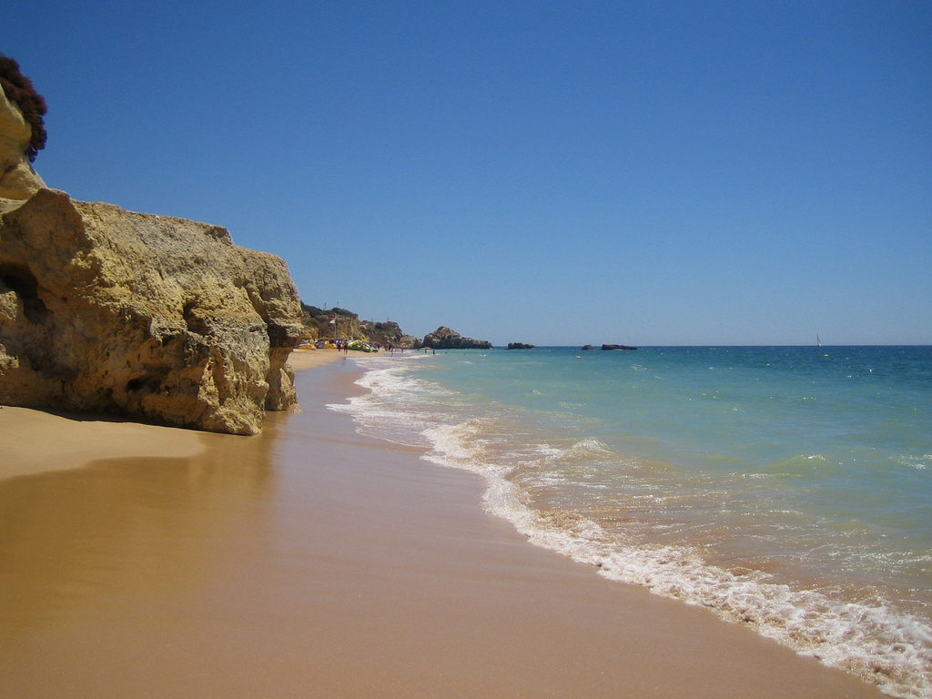 Portugalsko - Algarve - pláž - Albufeira