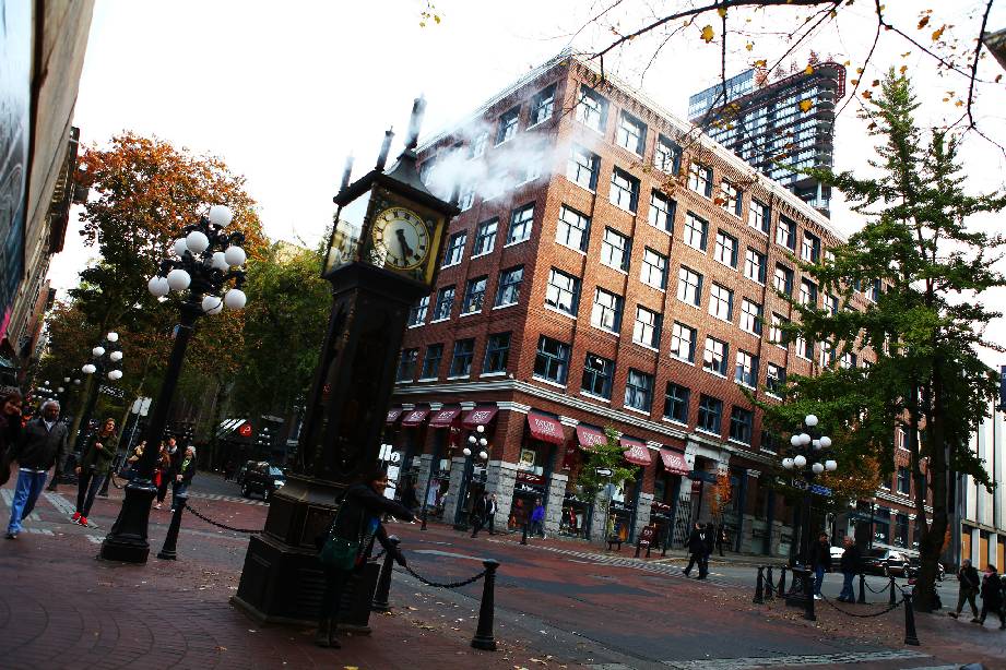 Steam clock - pamětihodnost Vancouveru