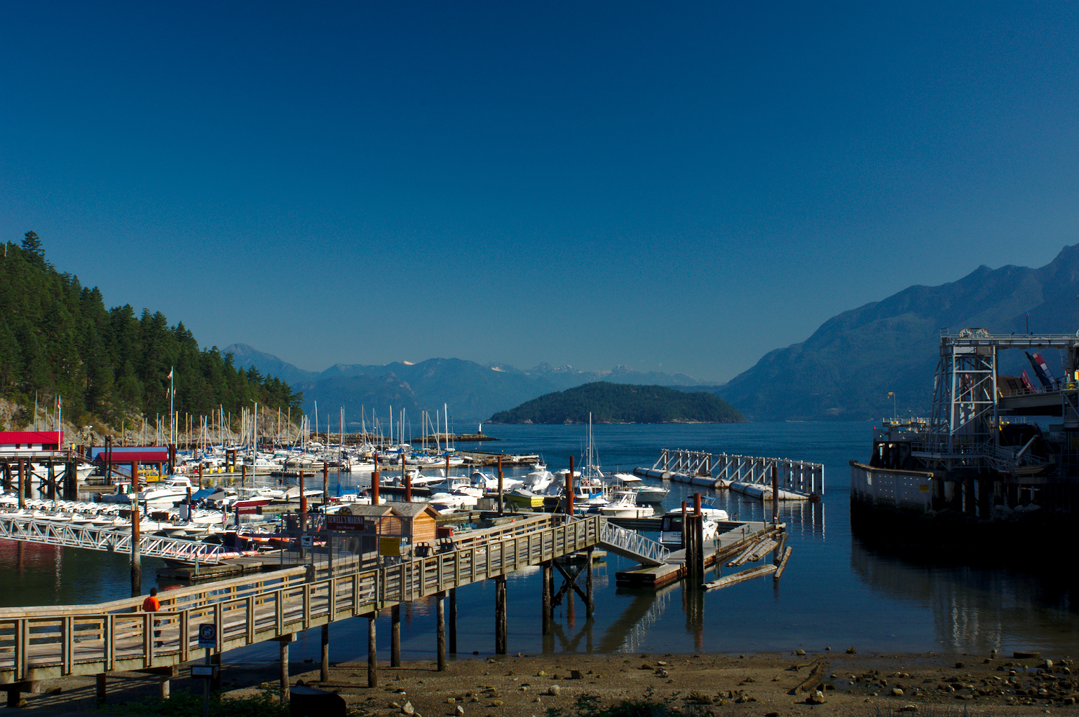 Výhled z Horseshoe Bay