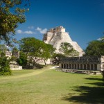 Hlavní pyramida v Uxmal